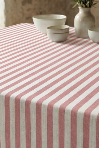 Nappe antitache  - Rouge et blanc