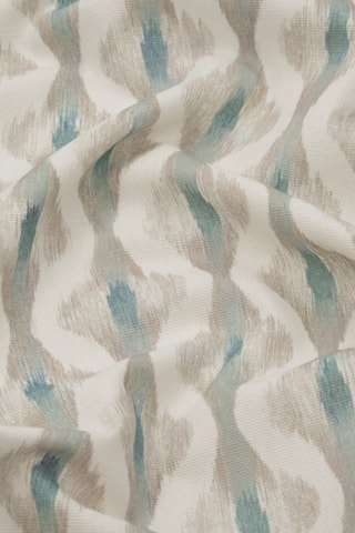 2 torchons en coton biologique Zaliki - Blanc et beige