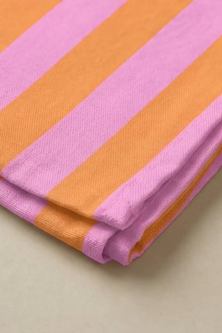 4 serviettes de table - Rose et orange