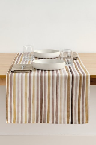 Chemin de table Naiara - Marron - 45 x 140 cm