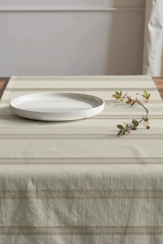 Chemin de table en coton biologique - Beige - 50 x 150 cm