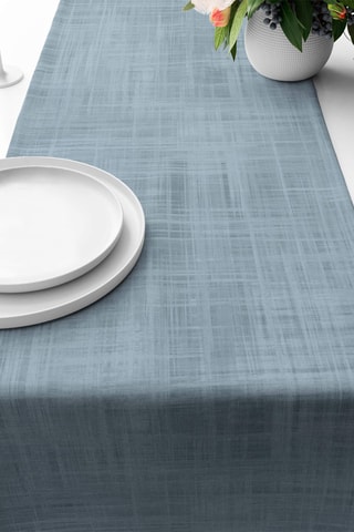 Chemin de table 0120-19 - Bleu - 45 x 140 cm