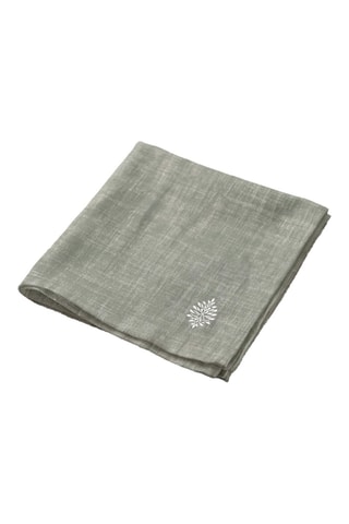 4 serviettes de table Edera - Vert - 43 x 43 cm