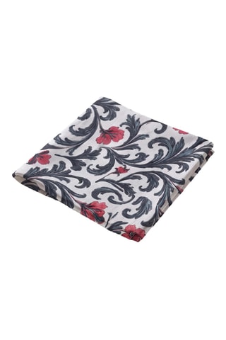 4 serviettes de table Norna - Blanc - 43 x 43 cm