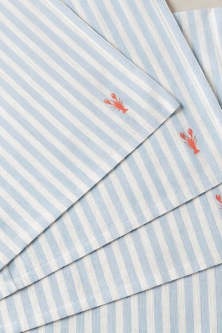 4 sets de table Lango - Bleu clair - 35 x 50 cm