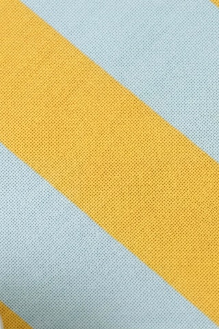 Nappe antitache ronde Summer Stripes - Jaune et bleu clair