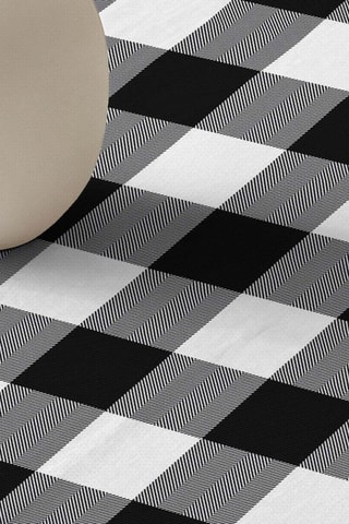 Nappe antitache rectangulaire  - Noir et blanc