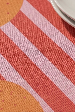 Nappe antitache rectangulaire Mindanao - Rose