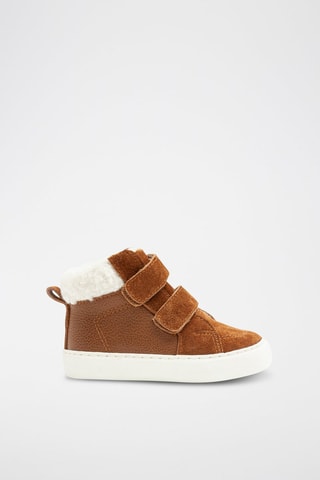 Botines altos forrados - Marrón - Okaïdi