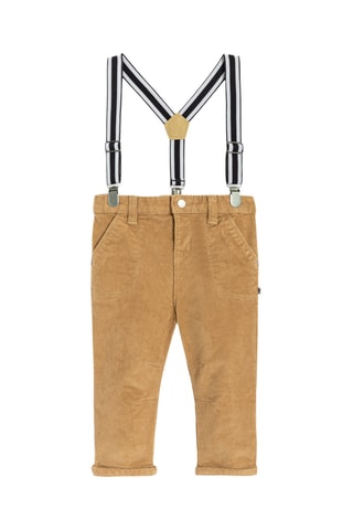 Pantalón de pana - Beige - Obaibi