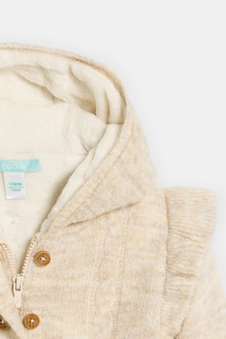 Chaqueta con capucha - Beige jaspeado - Obaïbi