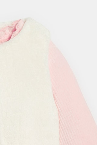 Vestido camisero de terciopelo - Rosa - Obaïbi