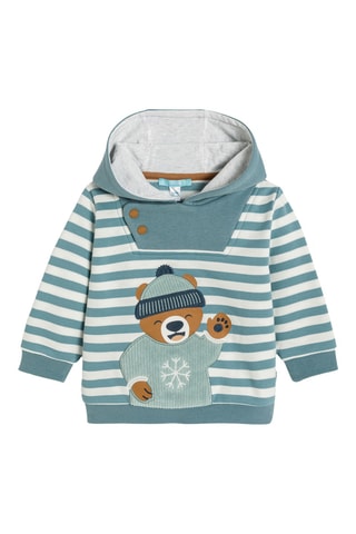 Sudadera con capucha - Azul grisáceo - Obaïbi