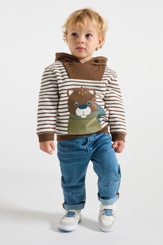 Sudadera con capucha - Marrón - Obaïbi