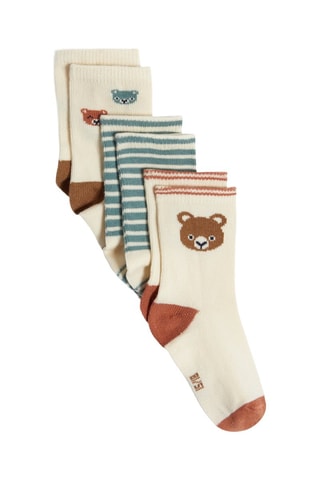 3 pares de calcetines - Crudo - Obaïbi