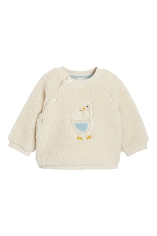 Sudadera y leggings de terciopelo - Crudo - Obaïbi