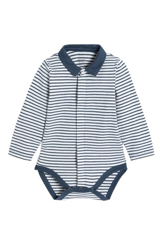 Body y pantalón de terciopelo - Azul marino - Obaïbi