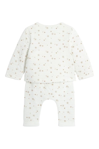 Conjunto de 3 piezas - Beige y blanco - Obaïbi