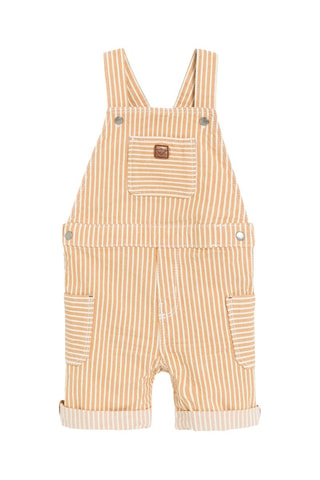 Peto y camiseta - Amarillo y blanco - Obaibi