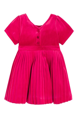 Vestido plisado - Fucsia - Obaïbi