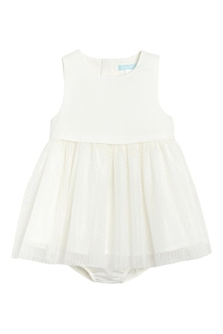 Vestido sin mangas - Blanco - Obaibi