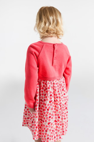 Vestido combinado - Rosa - Obaïbi