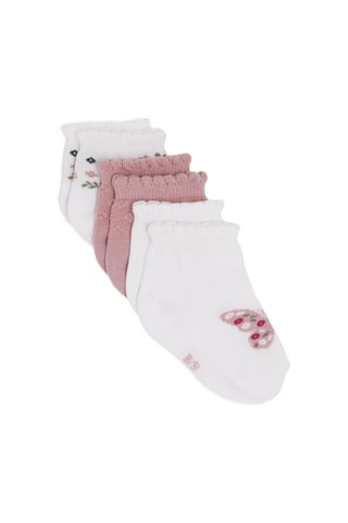 3 pares de calcetines - Violeta - Obaïbi 