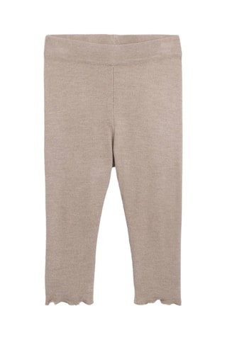 Camiseta y leggings - Beige jaspeado - Obaïbi