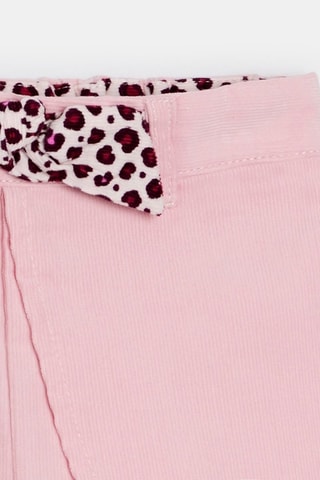 Falda pantalón de pana - Rosa empolvado - Obaïbi
