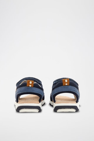 Sandalias de piel - Azul