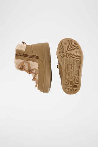 Botines forrados - Beige