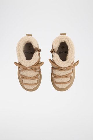 Botines forrados - Beige