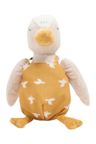 Doudou de pájaro de terciopelo