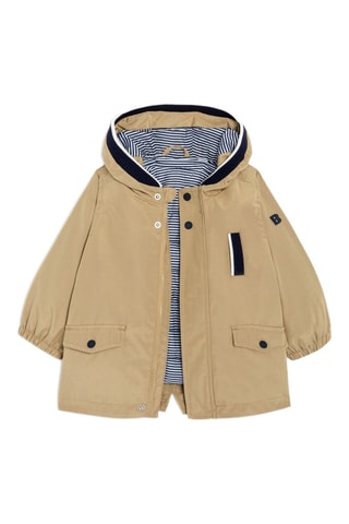 Parka con capucha 2 en 1 - Beige