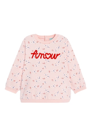 Sudadera y leggings - Rosa y blanco
