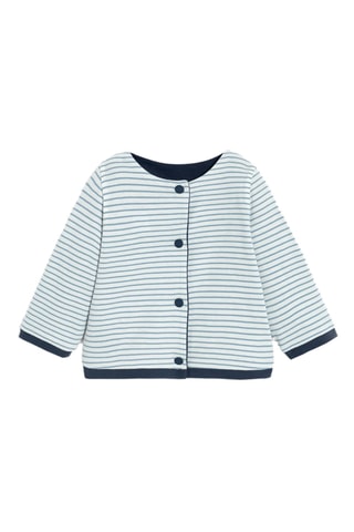 Cárdigan reversible - Azul marino