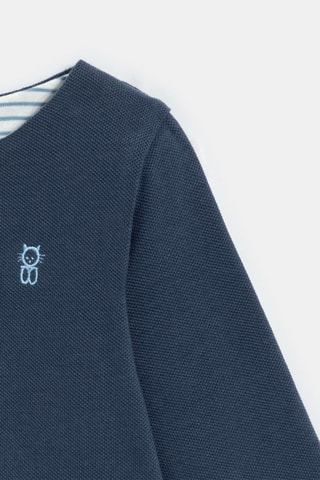 Cárdigan reversible - Azul marino