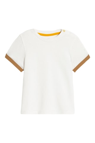 Camiseta y peto - Amarillo y blanco