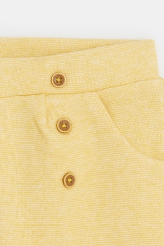 Pantalon taille haute - Jaune