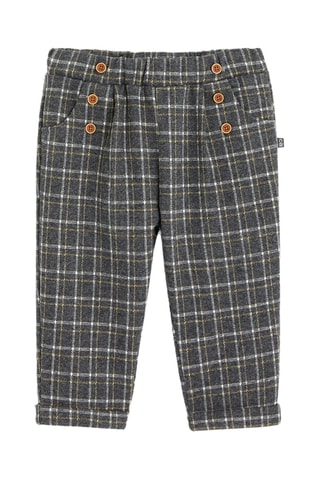 Pantalón de tiro alto - Gris