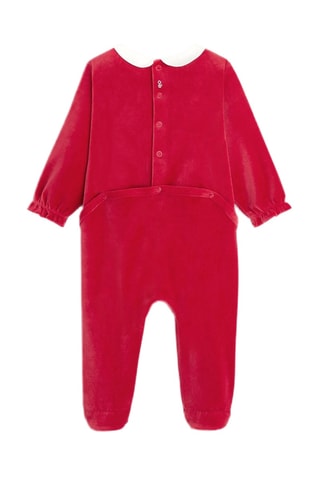 Pelele de terciopelo - Rojo
