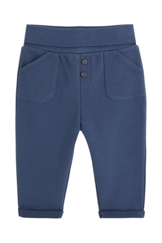 Camiseta y pantalón - Blanco y azul marino