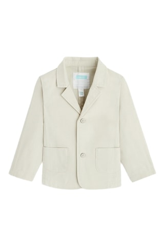 Chaqueta de lino - Crudo