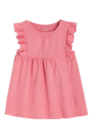 Vestido y leggings - Rosa y blanco