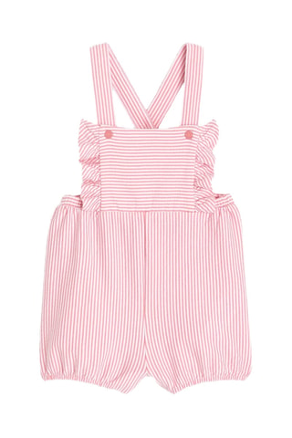 Body y peto - Rosa y blanco