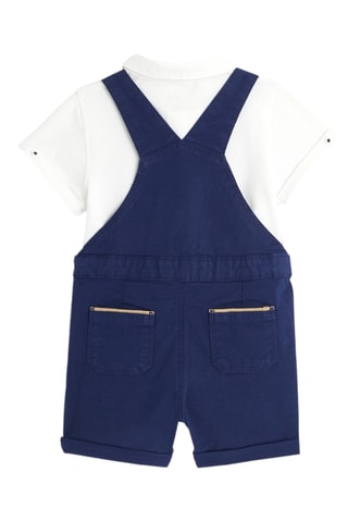 Peto y polo - Azul marino y blanco