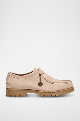 Nubuck Derby's - Beige