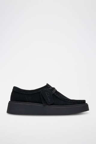 Nubuck Platform Derby's Torview - Zwart
