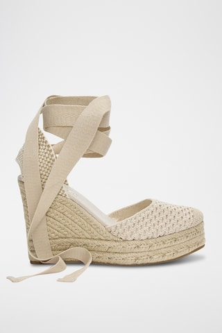 Espadrilles compensées - Beige