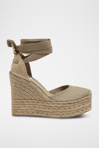Espadrilles compensées - Beige